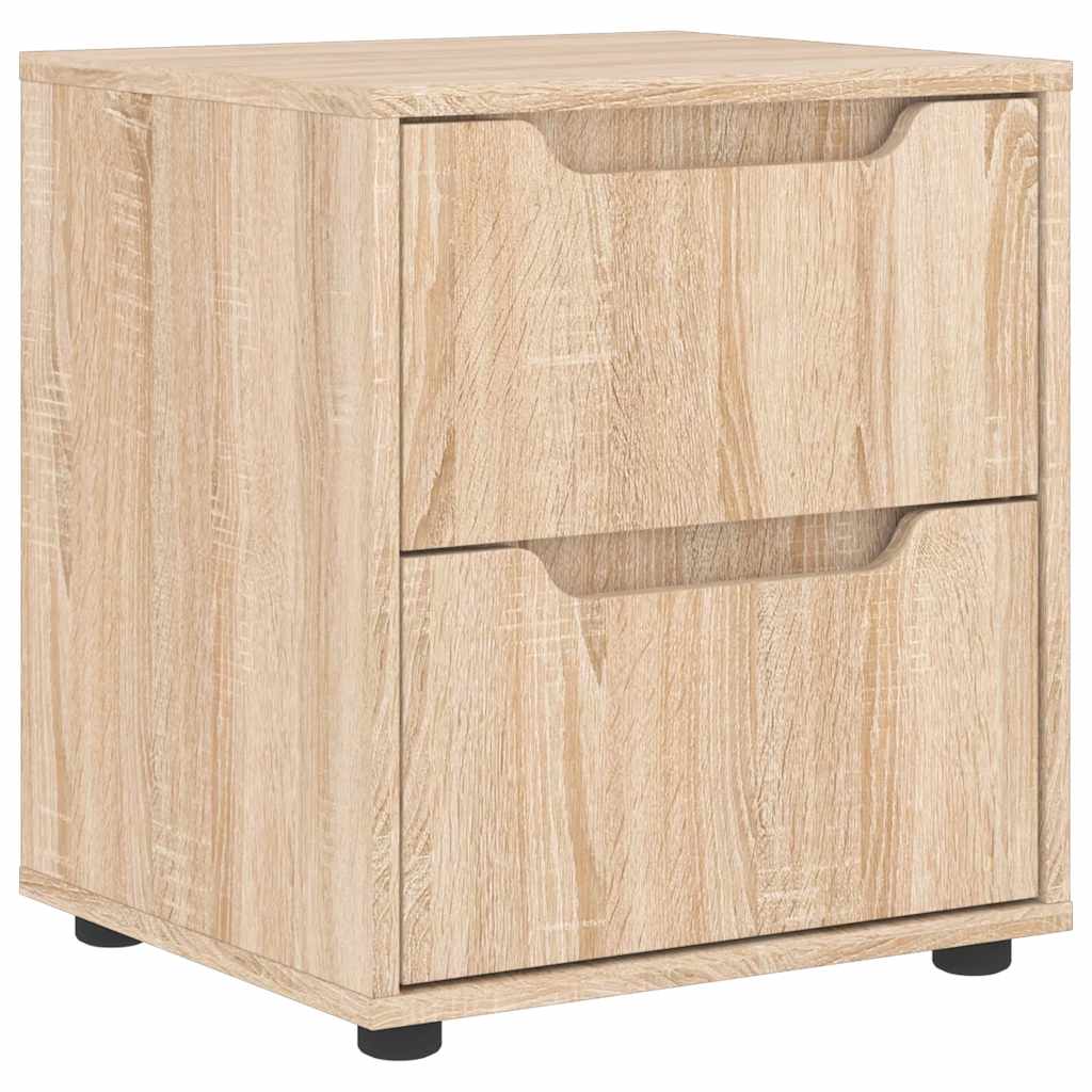 Comodino VISNES Rovere Sonoma 45x40x50 cm in Legno Multistrato | homemem39