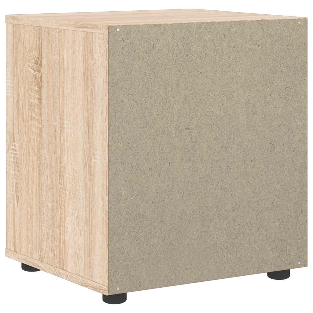 Comodino VISNES Rovere Sonoma 45x40x50 cm in Legno Multistrato | homemem39