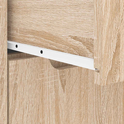 Comodino VISNES Rovere Sonoma 45x40x50 cm in Legno Multistrato | homemem39