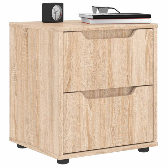 Comodino VISNES Rovere Sonoma 45x40x50 cm in Legno Multistrato | homemem39