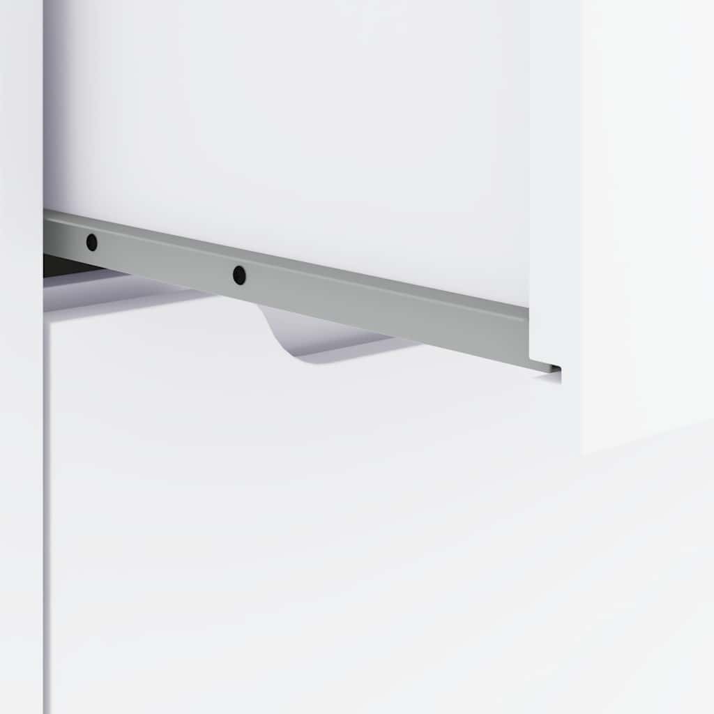 Credenza VISNES Bianca 60x40x73 cm in Legno Multistrato - homemem39