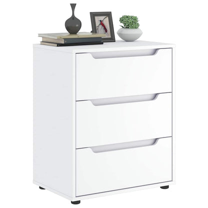 Credenza VISNES Bianca 60x40x73 cm in Legno Multistrato - homemem39