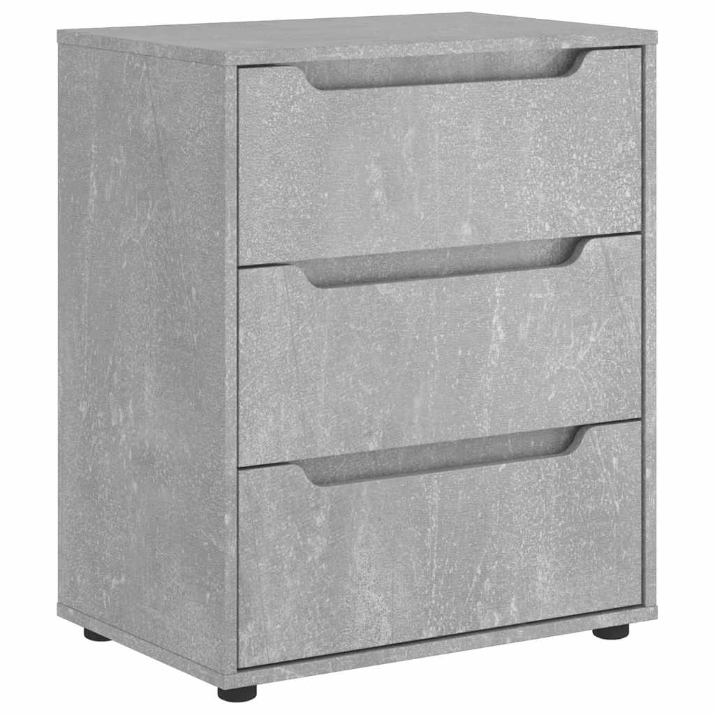 Credenza VISNES Grigio Cemento 60x40x73 cm in Legno Multistrato - homemem39