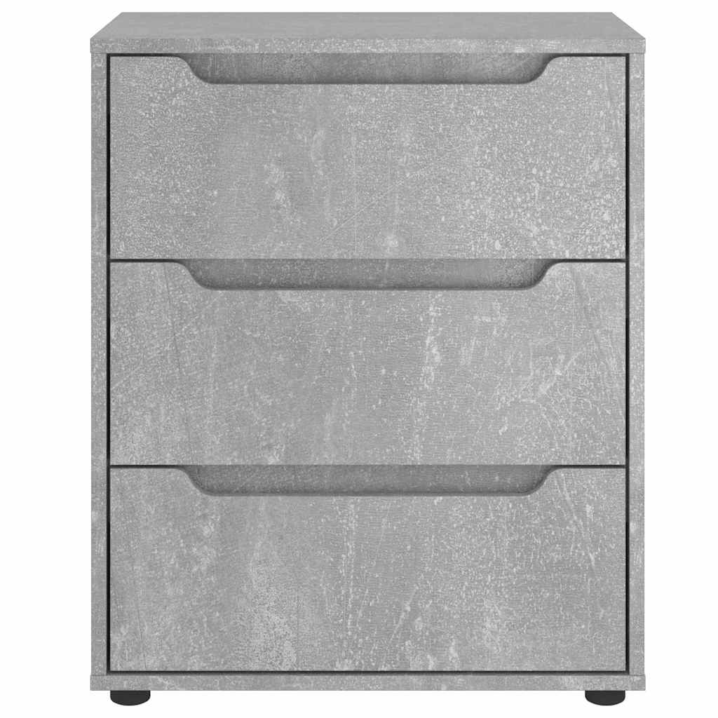 Credenza VISNES Grigio Cemento 60x40x73 cm in Legno Multistrato - homemem39