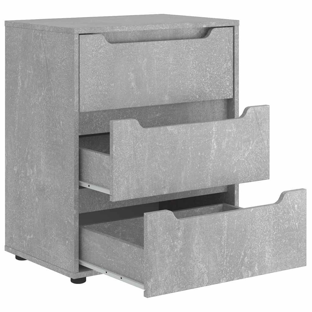 Credenza VISNES Grigio Cemento 60x40x73 cm in Legno Multistrato - homemem39