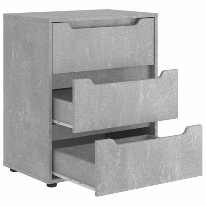 Credenza VISNES Grigio Cemento 60x40x73 cm in Legno Multistrato - homemem39