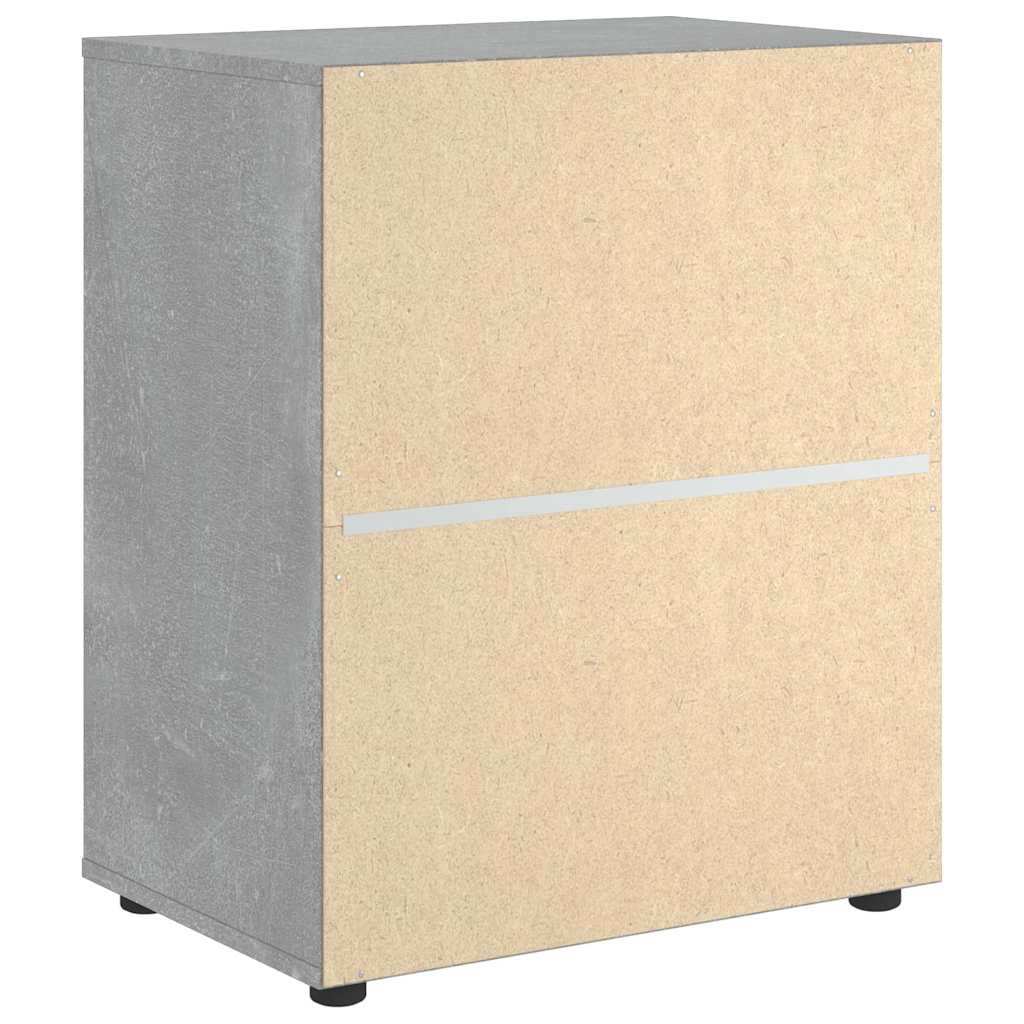 Credenza VISNES Grigio Cemento 60x40x73 cm in Legno Multistrato - homemem39