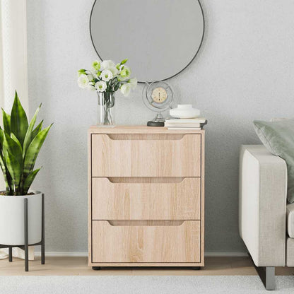 Credenza VISNES Rovere Sonoma 60x40x73 cm in Legno Multistrato - homemem39