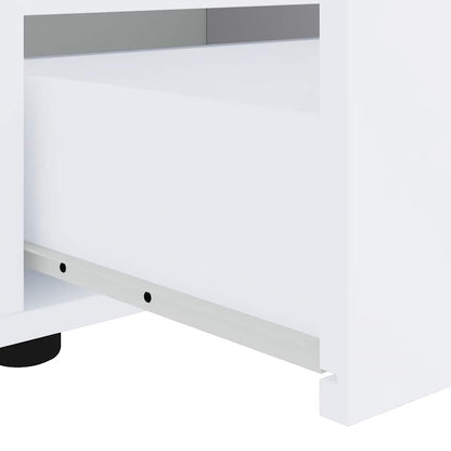 Mobile TV VISNES Bianco 60x40x38 cm in Legno Multistrato - homemem39