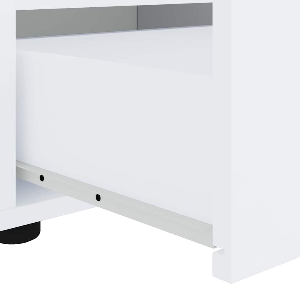 Mobile TV VISNES Bianco 100x40x38 cm in Legno Multistrato - homemem39