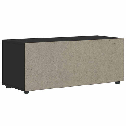 Mobile TV VISNES Nero 100x40x38 cm in Legno Multistrato - homemem39
