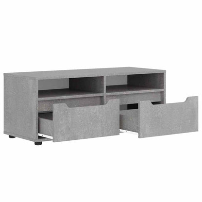 Mobile TV VISNES Grigio Cemento 100x40x38 cm Legno Multistrato - homemem39