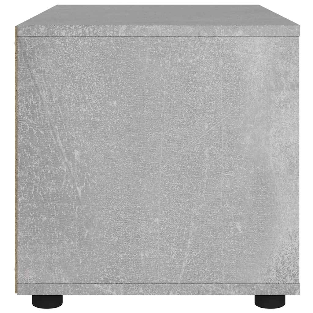 Mobile TV VISNES Grigio Cemento 100x40x38 cm Legno Multistrato - homemem39