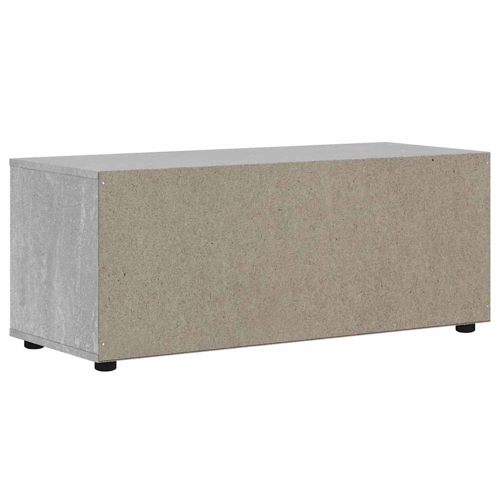 Mobile TV VISNES Grigio Cemento 100x40x38 cm Legno Multistrato - homemem39