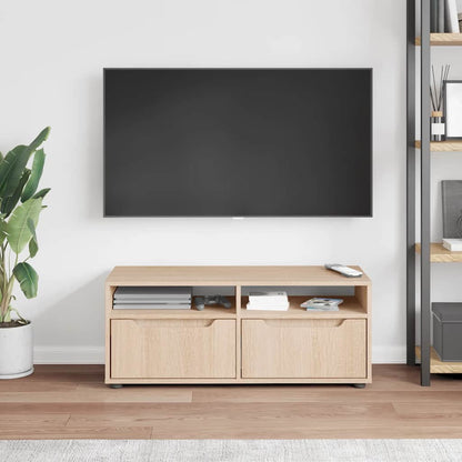 Mobile TV VISNES Rovere Sonoma 100x40x38 cm Legno Multistrato - homemem39