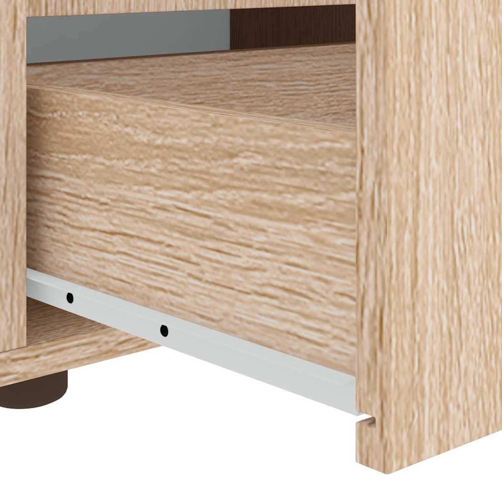 Mobile TV VISNES Rovere Sonoma 100x40x38 cm Legno Multistrato - homemem39