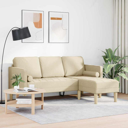 Set di divani con cuscino Crema Poliestere