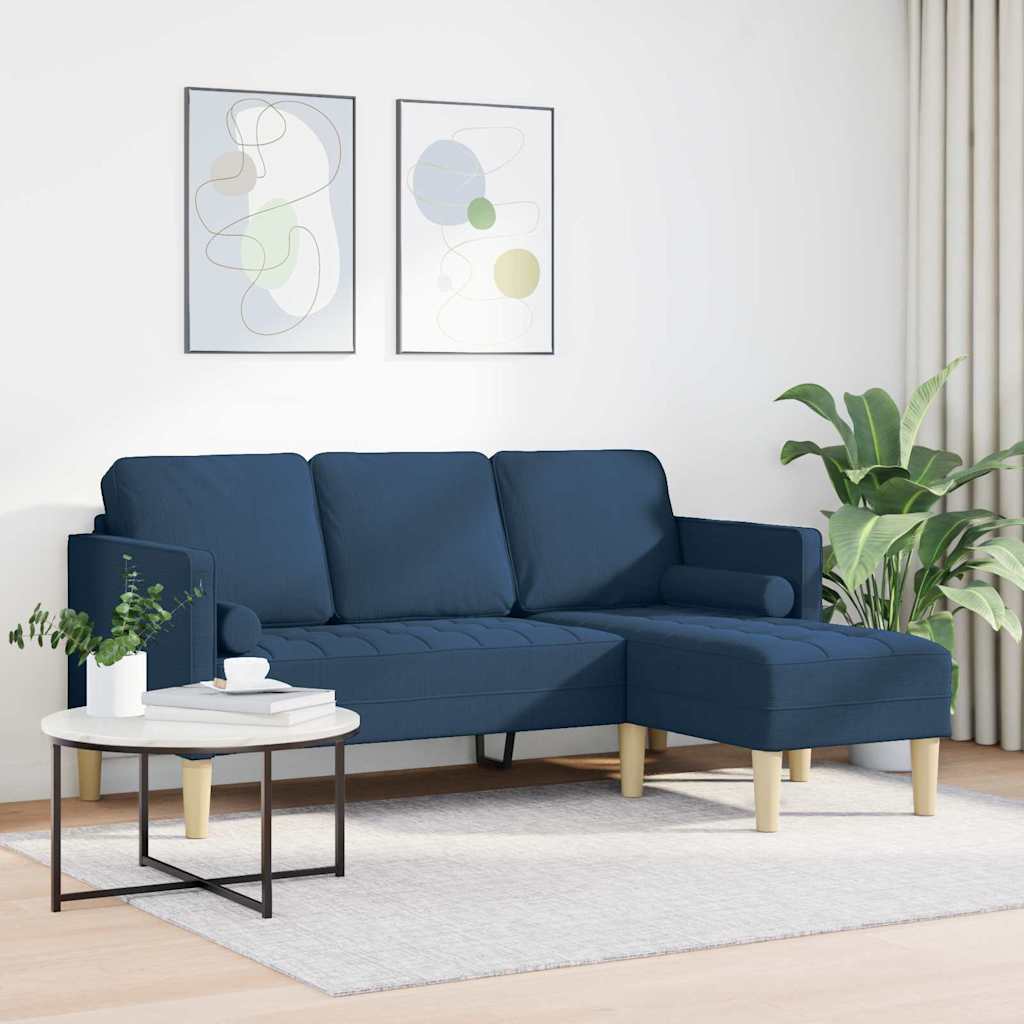 Set di divani con cuscino Blu Poliestere | homemem39