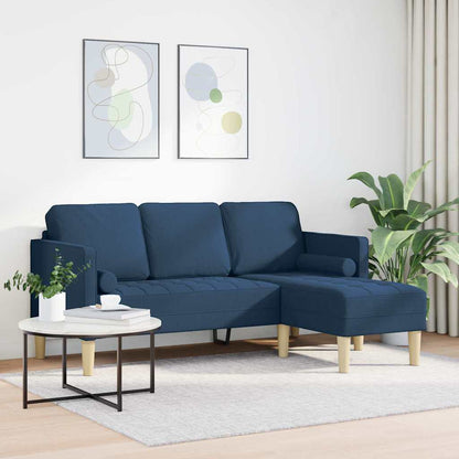 Set di divani con cuscino Blu Poliestere | homemem39