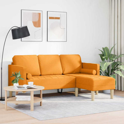 Set di divani con cuscino Giallo Scuro Poliestere | homemem39