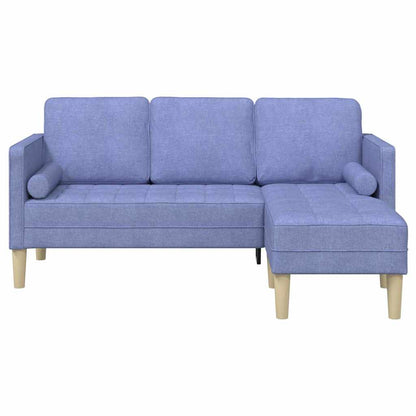 Set di divani con cuscino Blu jeans Poliestere