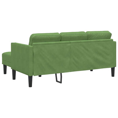 Set di divani Verde chiaro 173 x 131 x 67 cm Velluto - homemem39