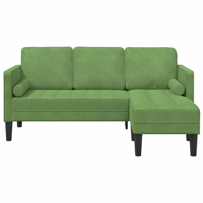 Set di divani Verde chiaro 173 x 131 x 67 cm Velluto - homemem39