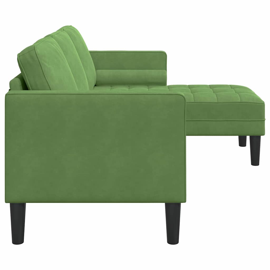 Set di divani Verde chiaro 173 x 131 x 67 cm Velluto - homemem39