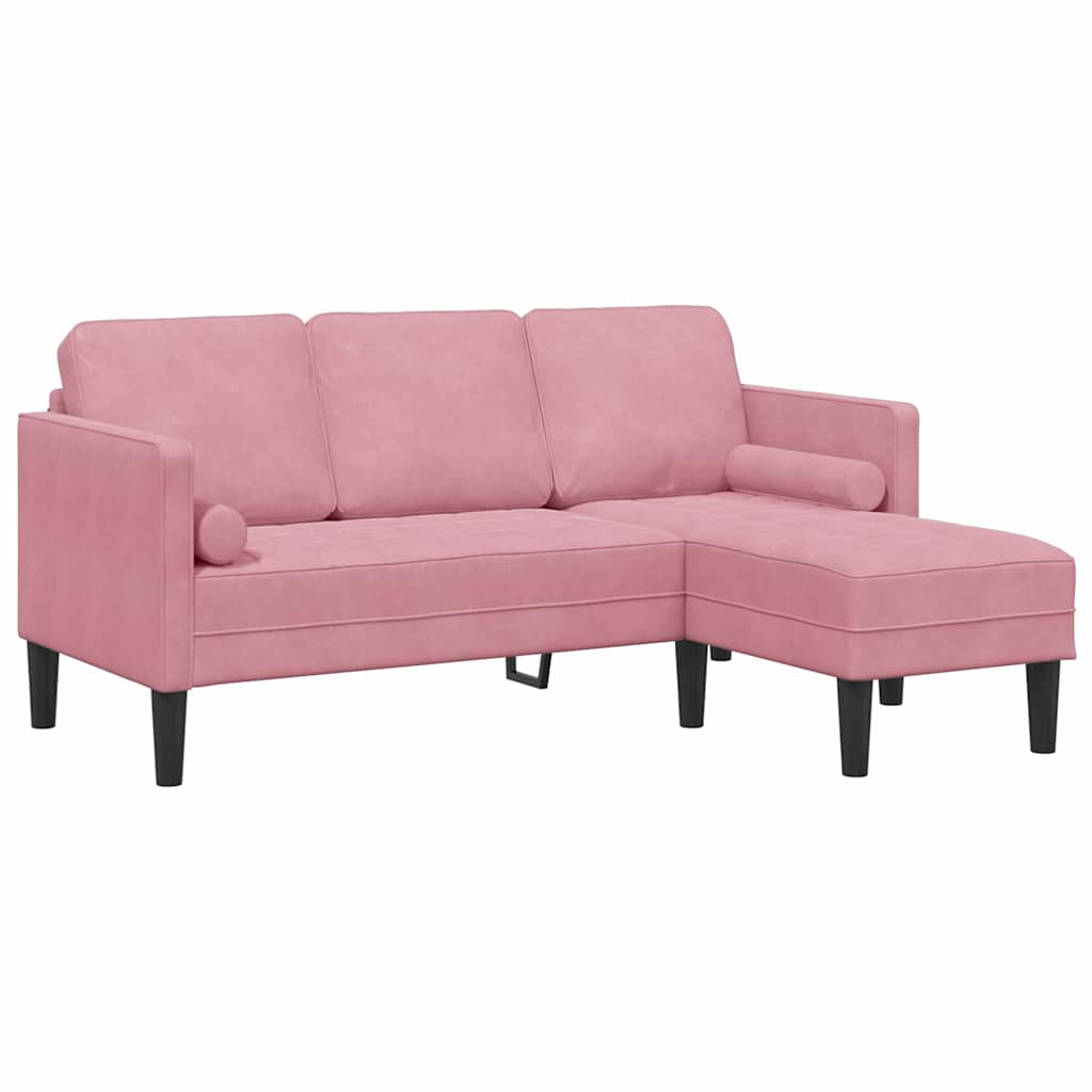 Set di divani con cuscino Rosa Poliestere | homemem39