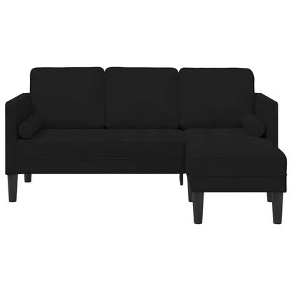 Set di divani con cuscino Nero Poliestere | homemem39