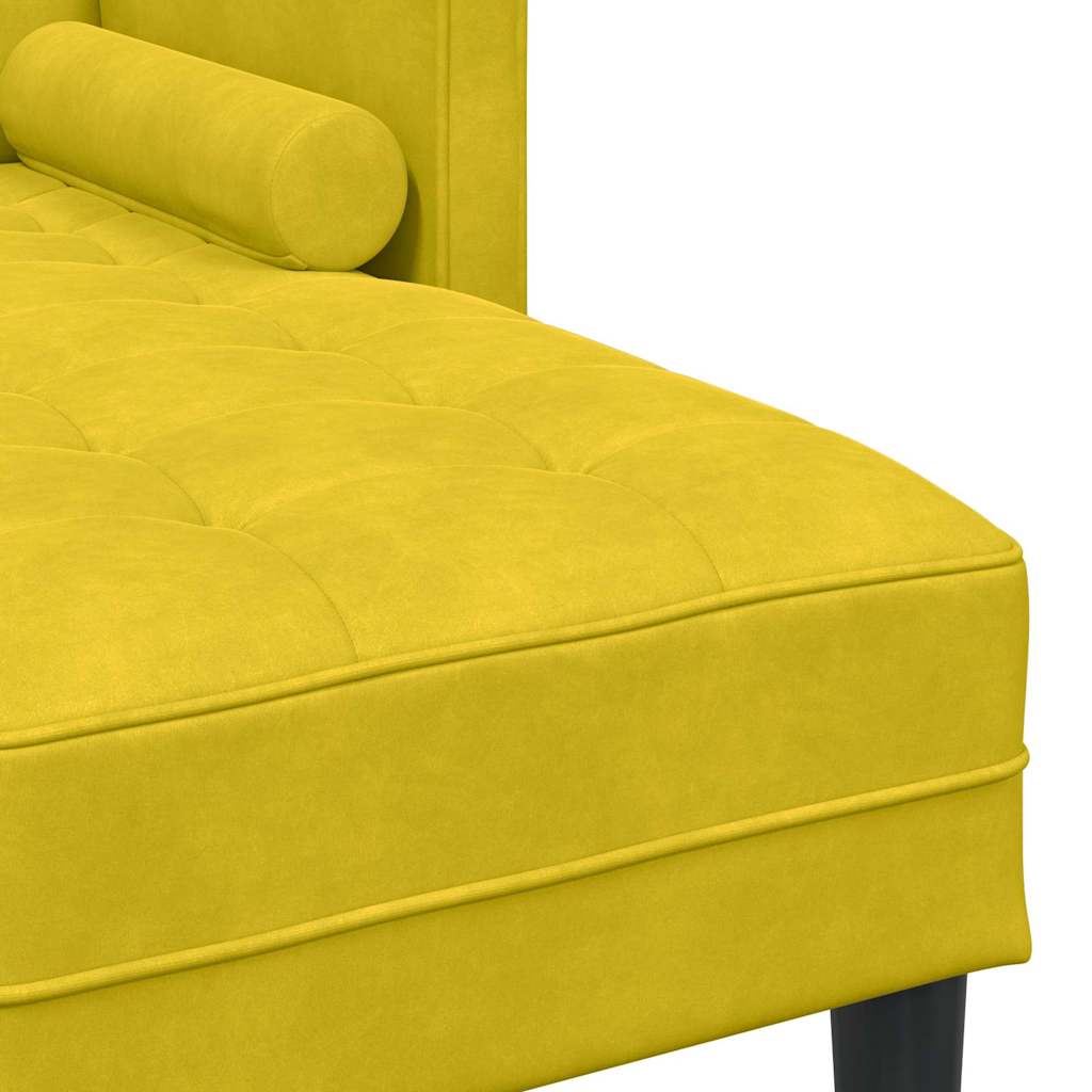 Set di divani Giallo 173 x 131 x 67 cm Velluto - homemem39