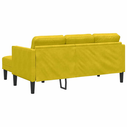 Set di divani Giallo 173 x 131 x 67 cm Velluto - homemem39