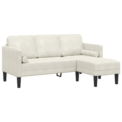 Set di divani con cuscino Crema Poliestere | homemem39