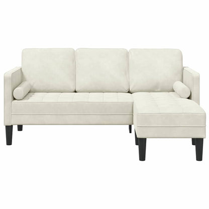 Set di divani con cuscino Crema Poliestere | homemem39