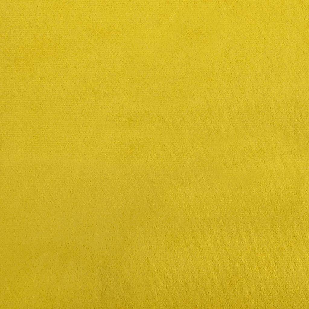 panchina con cuscino Giallo 113 x 57 x 39 cm Velluto | homemem39