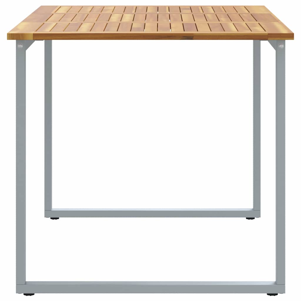 Tavolo da Giardino Grigio 140 x 80 x 75 cm