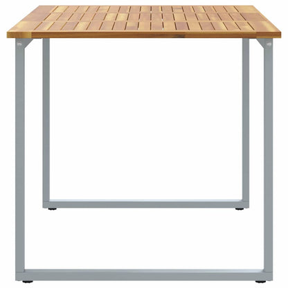 Tavolo da Giardino Grigio 140 x 80 x 75 cm
