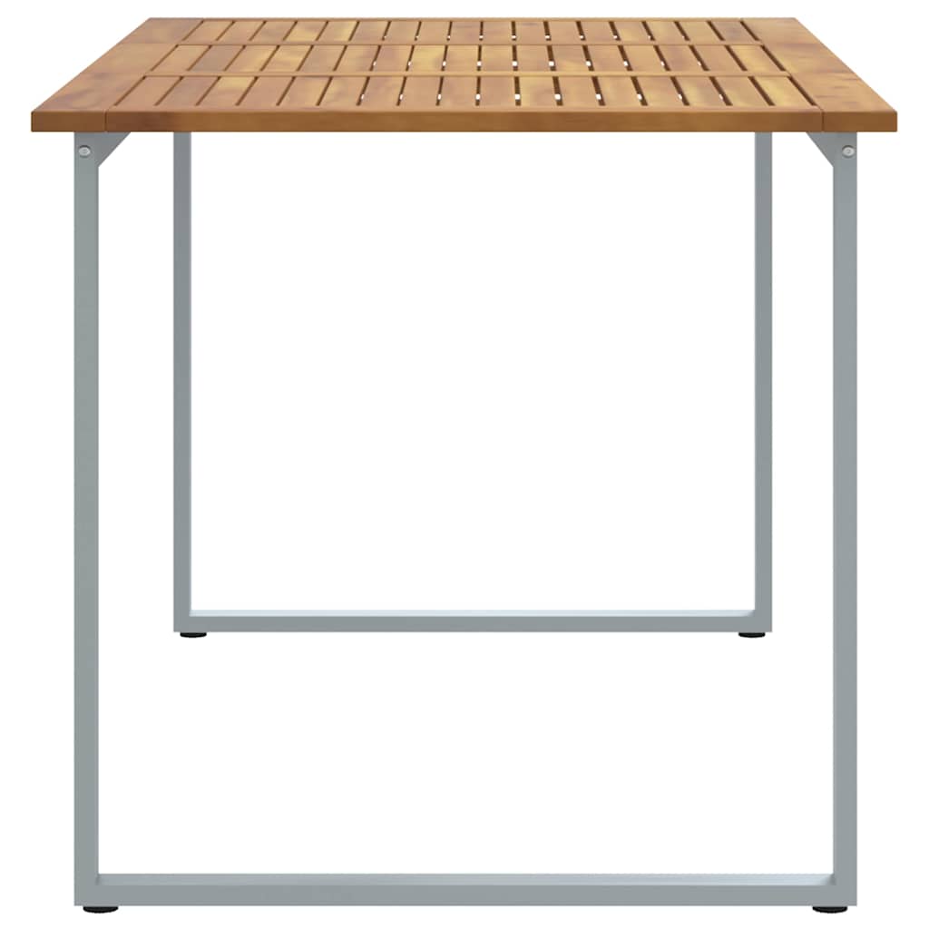 Tavolo da Giardino Grigio 160 x 80 x 75 cm