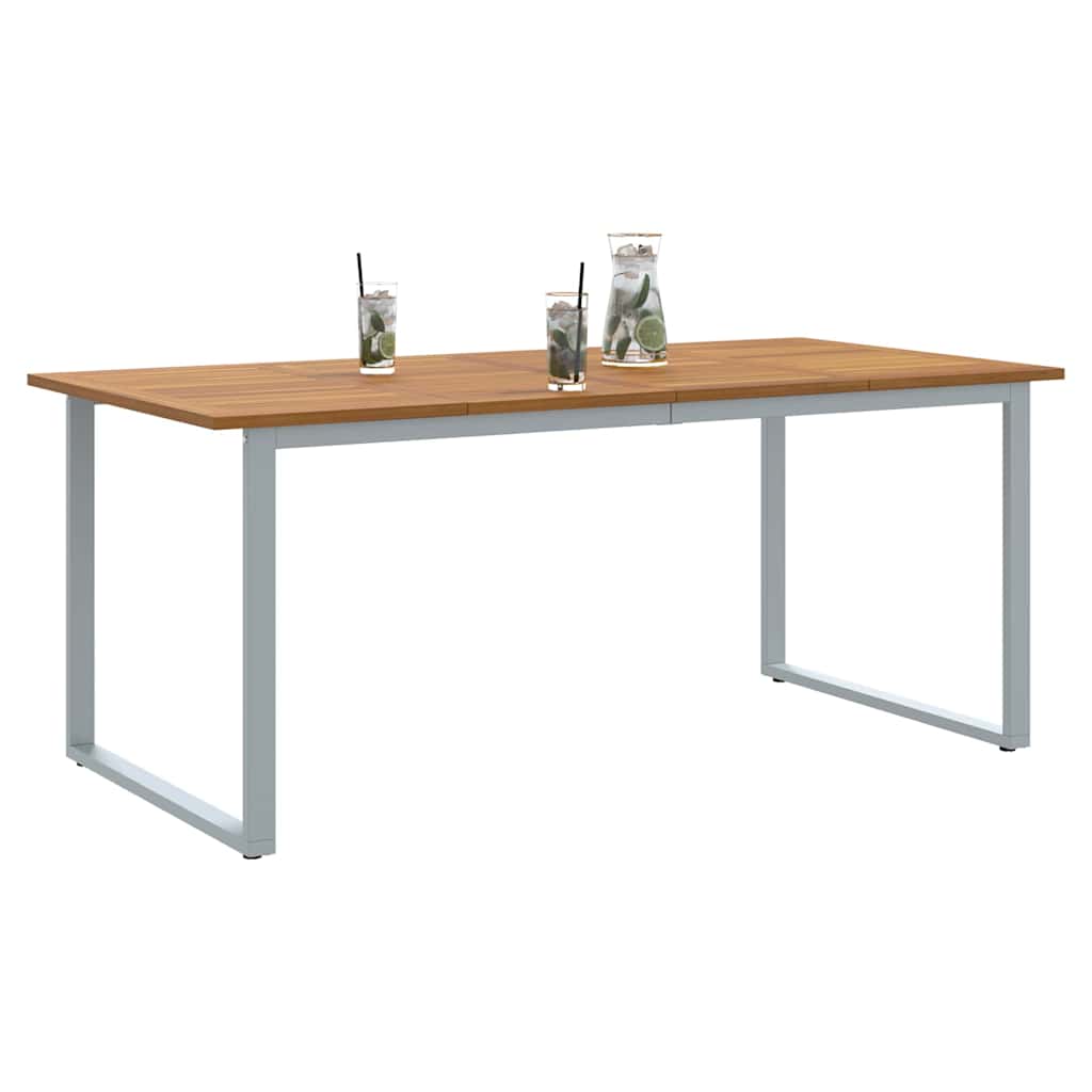 Tavolo da Giardino Grigio 180 x 90 x 75 cm
