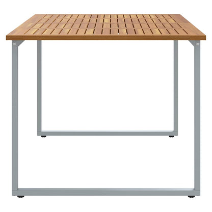 Tavolo da Giardino Grigio 180 x 90 x 75 cm