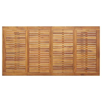 Tavolo da Pranzo da Giardino Grigio 180 x 90 x 75 cm