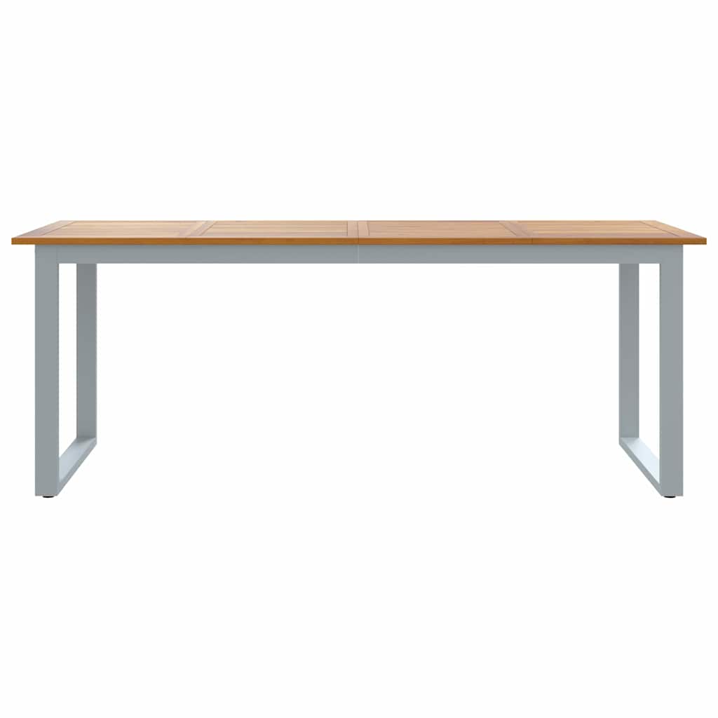Tavolo da Giardino Grigio 200 x 90 x 75 cm