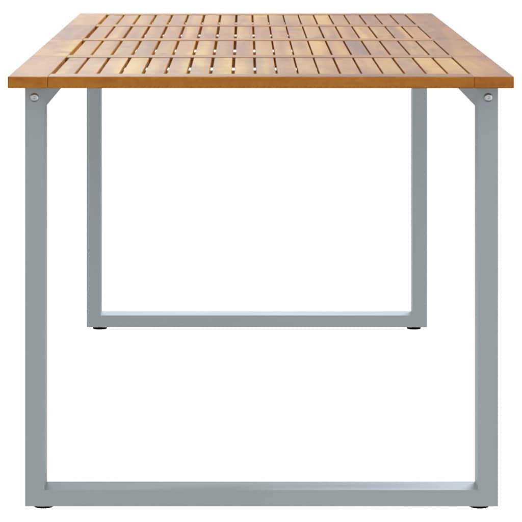Tavolo da Giardino Grigio 200 x 90 x 75 cm