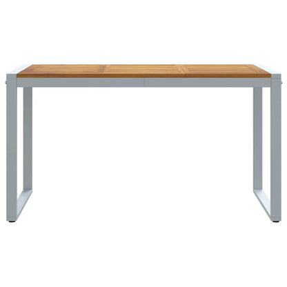 Tavolo da Giardino Grigio 140 x 80 x 75 cm