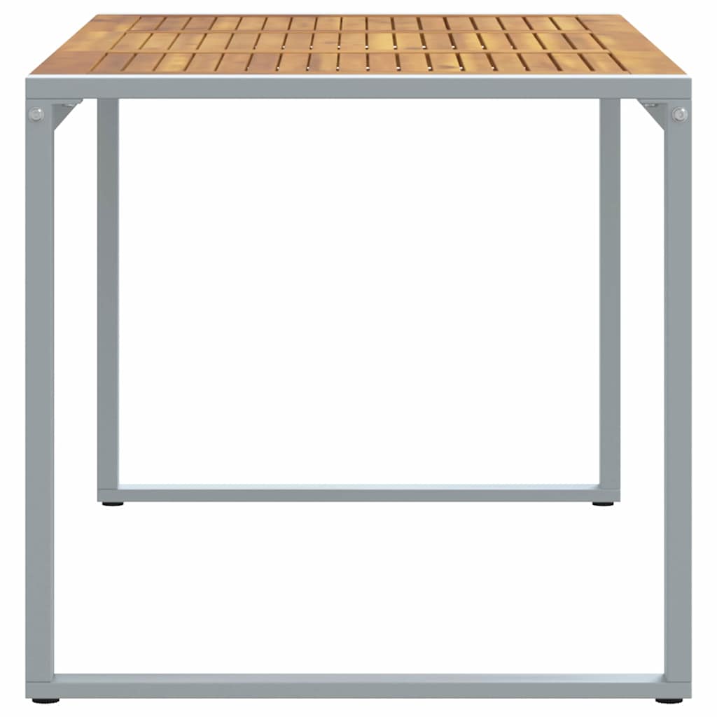 Tavolo da Giardino Grigio 140 x 80 x 75 cm
