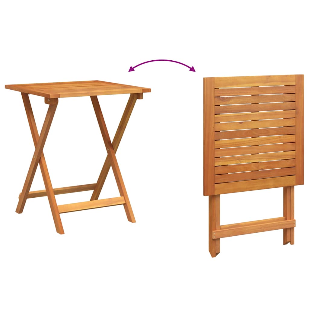 Tavolo da Giardino Naturale 60 x 60 x 72 cm | homemem39