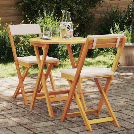 Set Bistro da Giardino 3 pcs Marrone legno massello di acacia - homemem39
