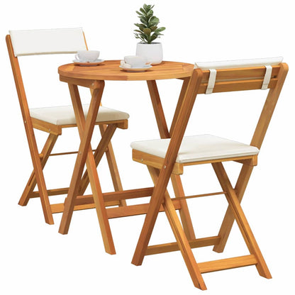 Set Bistro da Giardino 3 pcs Marrone legno massello di acacia - homemem39