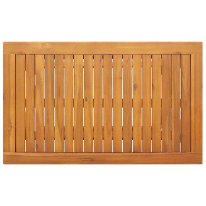 Set bistrot 5 pcs Olio Naturale Legno di Acacia Massello
