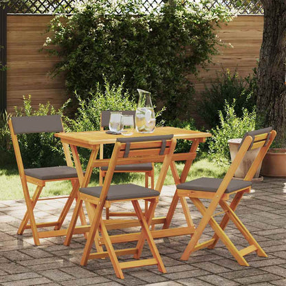 Set bistrot 5 pcs Olio Naturale Legno di Acacia Massello